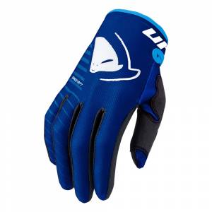 UFO Kids Skill Kimura Blue Motocross Gloves