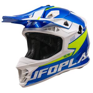 UFO Intrepid Off-Road Helmet - Blue Yellow