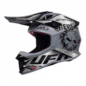 UFO Kids Metal Motocross Helmet
