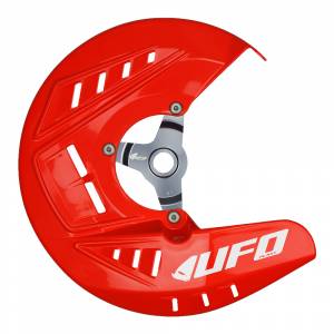 UFO Honda CRF 250R (13-21) 250RX (19-21) 450R (13-20) 450RX (17-20) Red Front Disc Cover