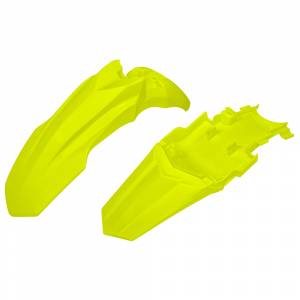 UFO Honda CRF 110F (19-23) Neon Yellow Fenders Kit