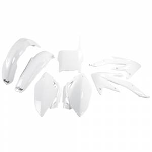 UFO Plastic Kit Honda CRF 450R (05-06) White