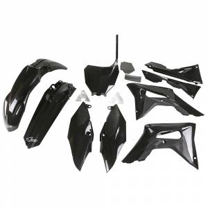 UFO Honda CRF 250R (18-21) 450R (17-20) Black Plastic Kit / Airbox Covers