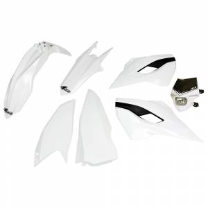 UFO Plastic Kit Husqvarna TE-TX FE White