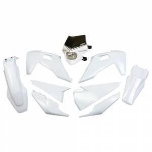 UFO Plastic Kit Husqvarna TE-TX FE White
