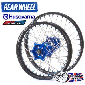 SM Pro Platinum Husky Blue Rear Bulldog Spokes