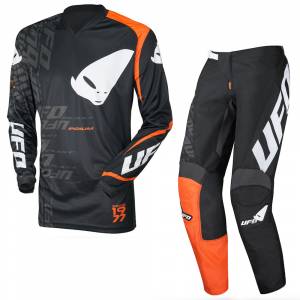 UFO Indium Black Motocross Kit Combo