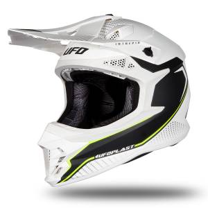 UFO Intrepid White Matt Helmet