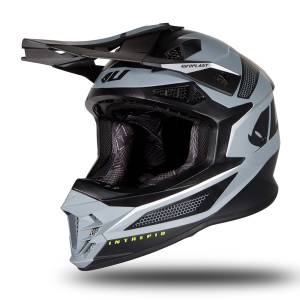 UFO Intrepid Black Grey Matt Helmet