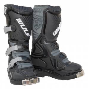 Wulfsport Kids LA Black Motocross Boots