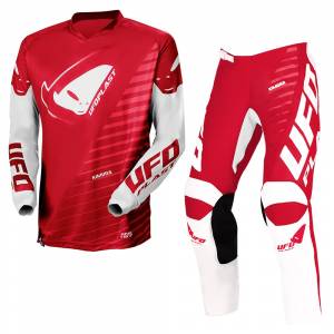 UFO Kids Kimura Red Motocross Kit Combo