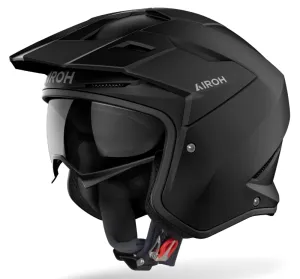 Airoh Kombakt Trials Helmet - Matt Black