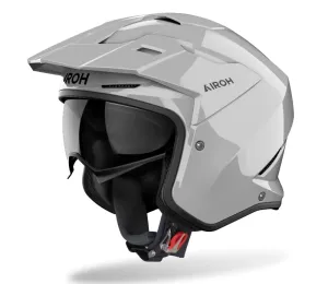Airoh Kombakt Trials Helmet - Concrete Gloss Grey