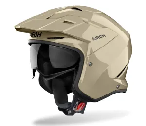 Airoh Kombakt Trials Helmet – Mocha Glow Gloss