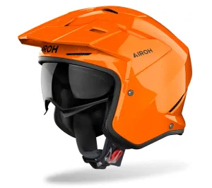Airoh Kombakt Trials Helmet - Gloss Orange