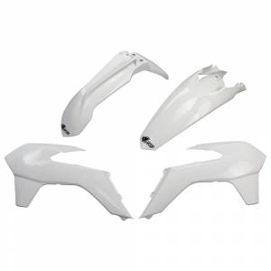 UFO KTM EXC 125 200 250 300 EXC-F 250 350 450 500 (14-16) White Replica Plastic Kit
