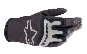Alpinestars Techstar Glove Black Brushedilver Motocross Adult Gloves
