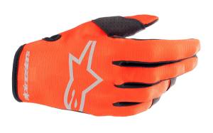 Alpinestars Techstar Glove Hot Orange Black Motocross Adult Gloves