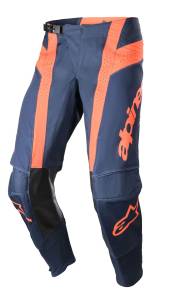 Alpinestars Techstar Arch Night Navy Hot Orange Motocross Adult Pants 