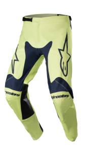 Alpinestars Racer Hoen Night Navy Fluorite Green Motocross Adult Pants 