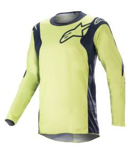 Alpinestars Racer Hoen Night Navy Fluorite Green Motocross Adult Jersey 