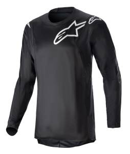 Alpinestars Racer Graphite Black Reflective Black Motocross Adult Jersey 