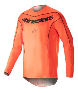 Alpinestars Fluid Lurv Hot Orange Black Motocross Adult Jersey 