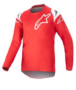 Alpinestars SuperTech Risen Mars Red White Motocross Adult Jersey 