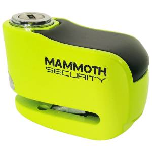 Mammoth Gremlin Alarm Disc Lock - Fluo Yellow