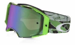 Oakley Airbrake Eli Tomac Neon Camo Green Prizm Jade Motocross Goggles
