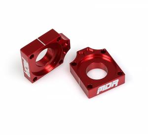 MDR Axle Blocks CRF 150 (07-ON) Red