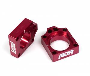 MDR Axle Blocks CRF 250 450 (09-ON) Red