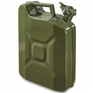 Steel Jerry Can Olive Green - 20 Ltr