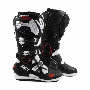 Sidi Crossfire 2 SRS Black White Motocross Boots