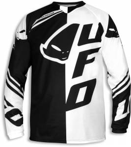 UFO Cluster Motocross Jersey Black White