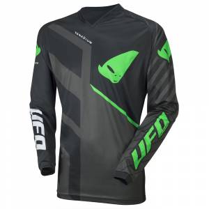 UFO Kids Vanadium Black Motocross Jersey