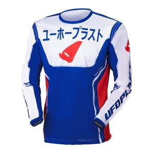 UFO Takeda White Blue Red Jersey