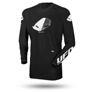 UFO Radial Black motocross Jersey