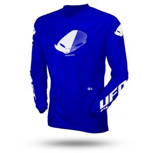 UFO Kids Radial Blue Motocross Jersey