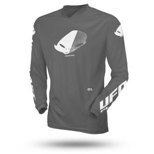 UFO Kids Radial Grey Motocross Jersey