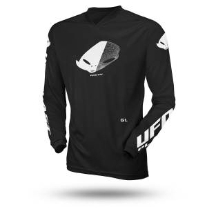 UFO Kids Radial Black Motocross Jersey