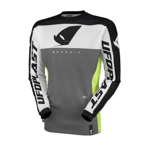 UFO Genesis Grey Black Motocross Jersey