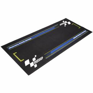 MotoGP Garage Mat Series 4 - Black Blue