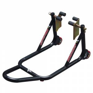 MotoGP 1 Piece Fork Fitment Front Track Paddock Stand - Black
