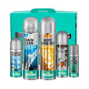 The Motorex Ride N Shine set is the perfect set for chain