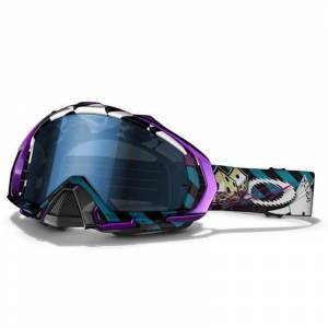 Oakley Mayhem Troy Lee Designs Blue Love Hate Motocross Goggles