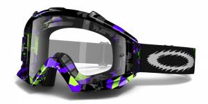 Oakley Proven Shattered Purple Motocross Goggles