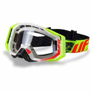 UFO Mystic White Motocross Goggles