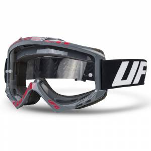 UFO Bullet Grey Clear Lens Motocross Goggles