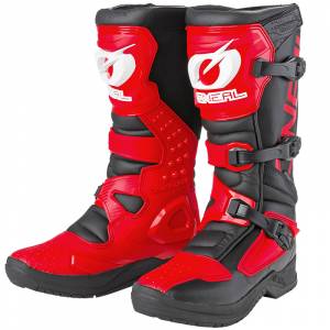 ONeal RSX Black Red Motocross Boots